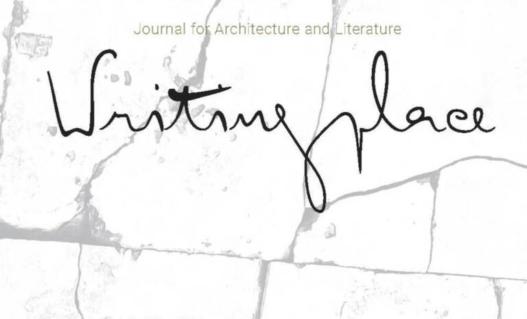 Cover of Journal for Architecture and Literature.