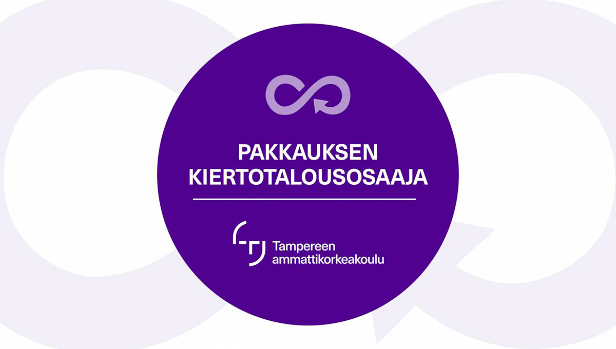 Pakkausarvoketjun kiertotalousosaaja -osaamismerkki.