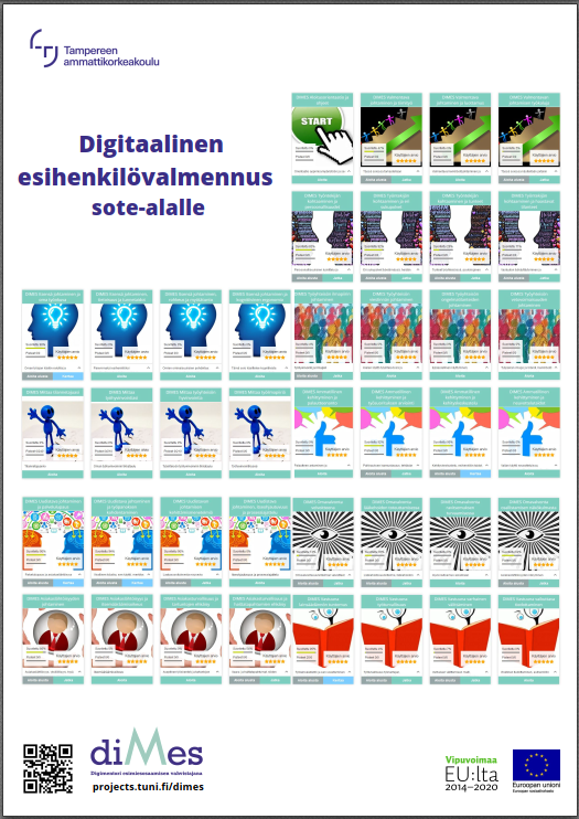 Kuva Dimes-sovelluksesta