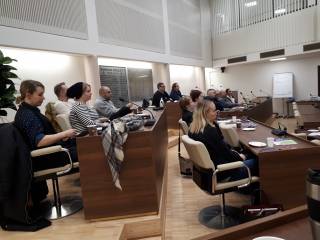 Osallistujia Parkanossa