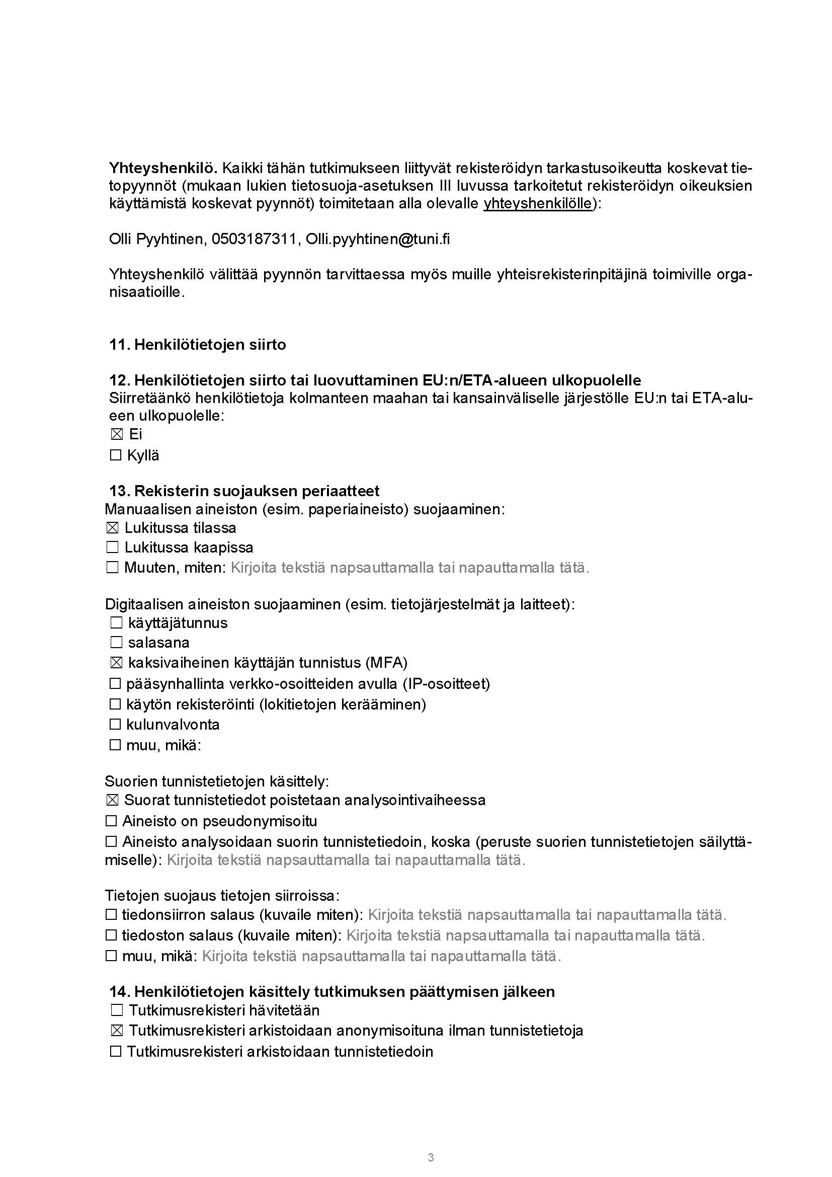 Tietosuojailmoitus, sivu 3