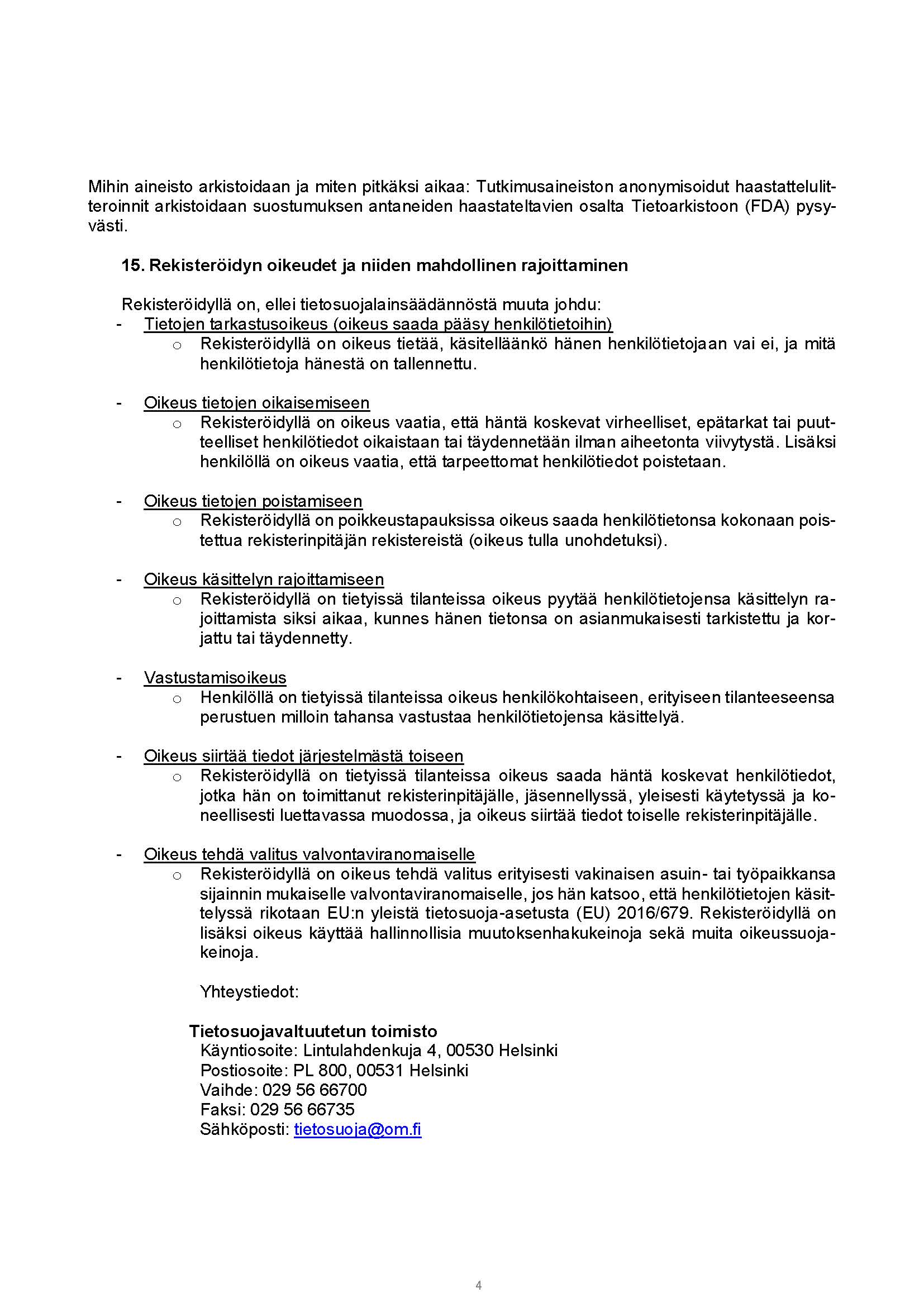 Tietosuojailmoitus sivu 4
