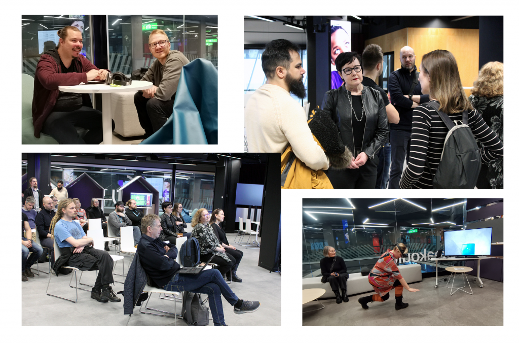 Kuvakooste loppuseminaarin tunnelmista.