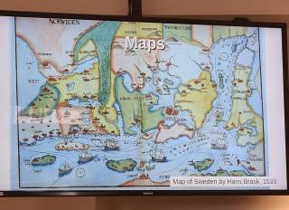 Piispa Hans Braskin kartta vuodelta 1533