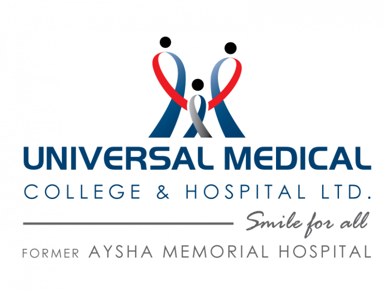 Universal medical college and hopsital logo