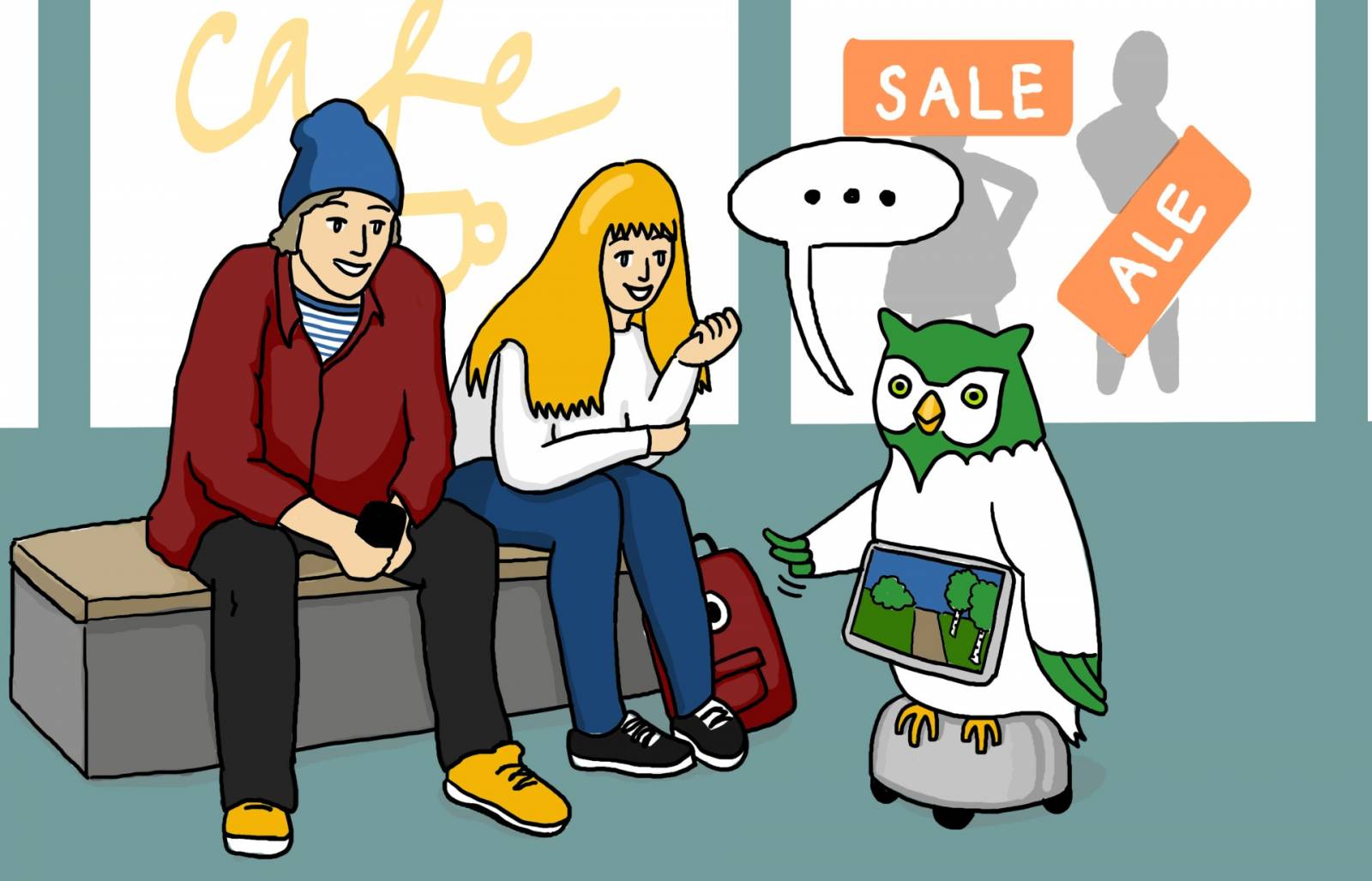 Social robot approaching youth for societal participation