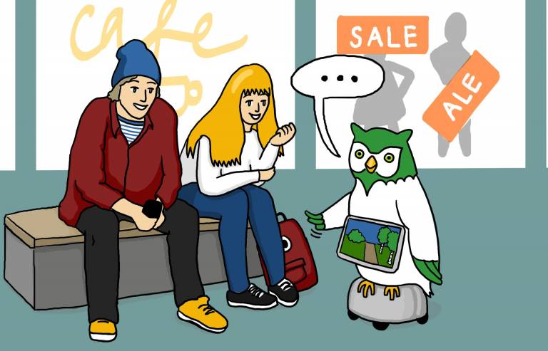 Social robot approaching youth for societal participation