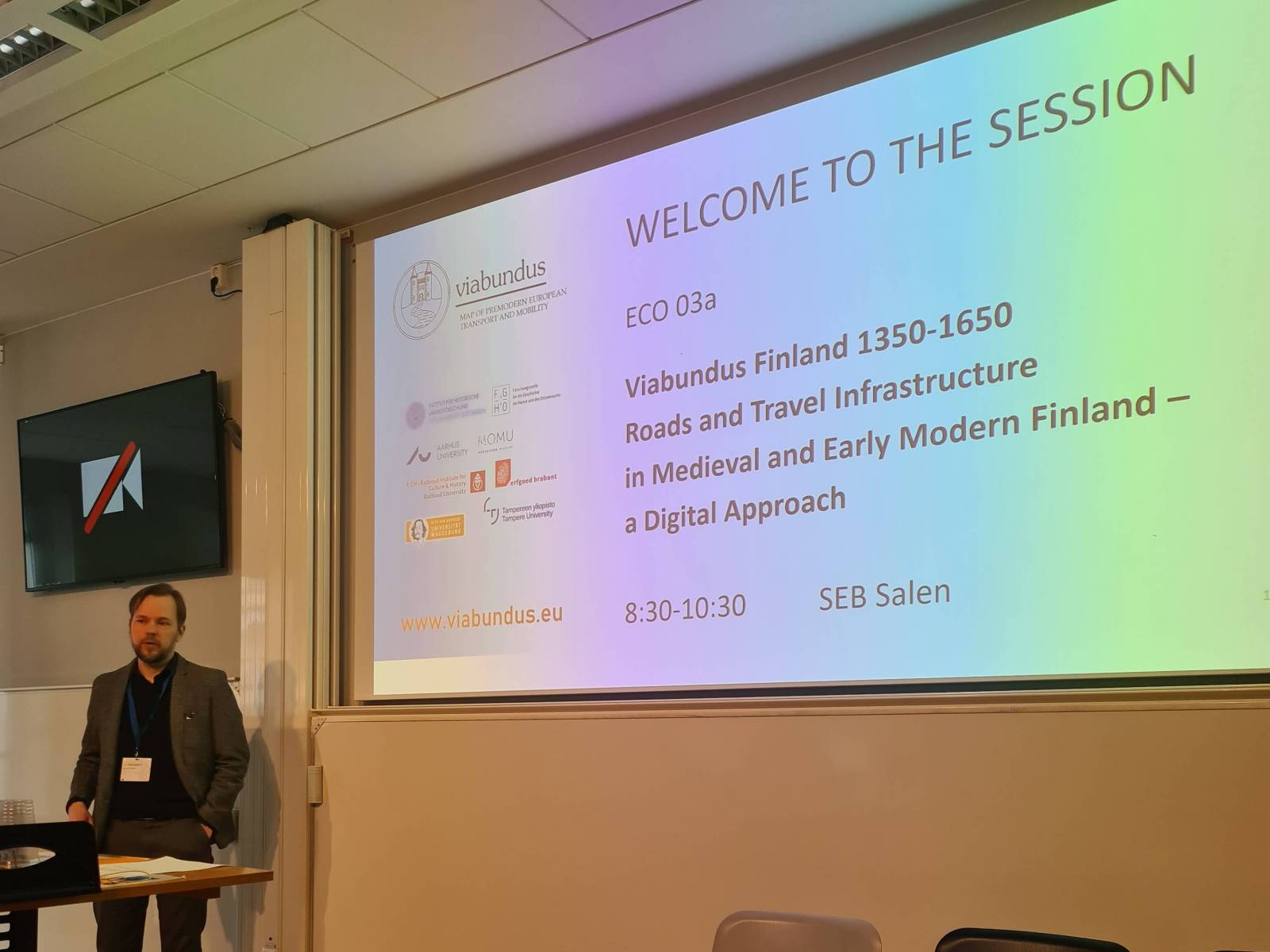 Niels Petersen toimi Viabundus Suomi -session puheenjohtajana