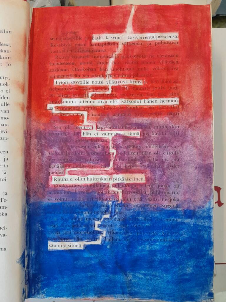 Nuorten tekemää taidetta, yhteistyössä Kulttuuriosuuskunta ILME:n kanssa.