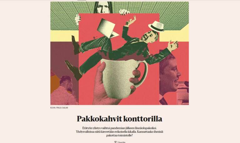 Kuvakaappaus HS:n artikkelista