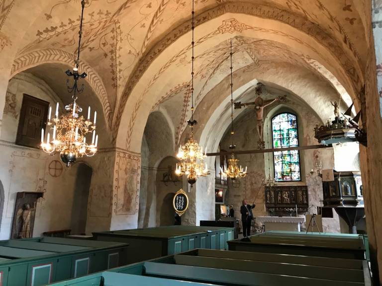 Interior of the Church of Finström