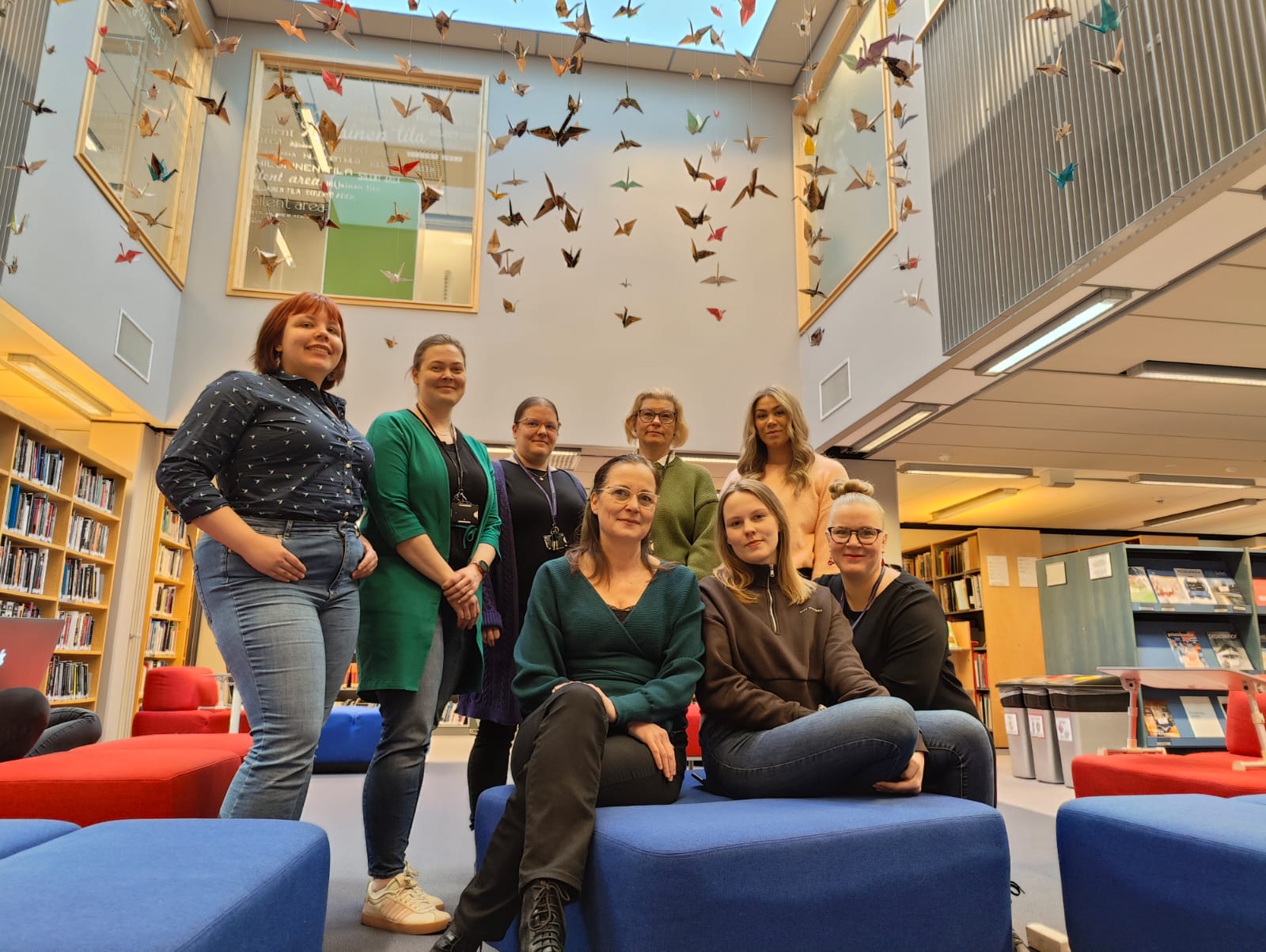 Kuva ihmisistä, jotka työskentelevät hankkeessa