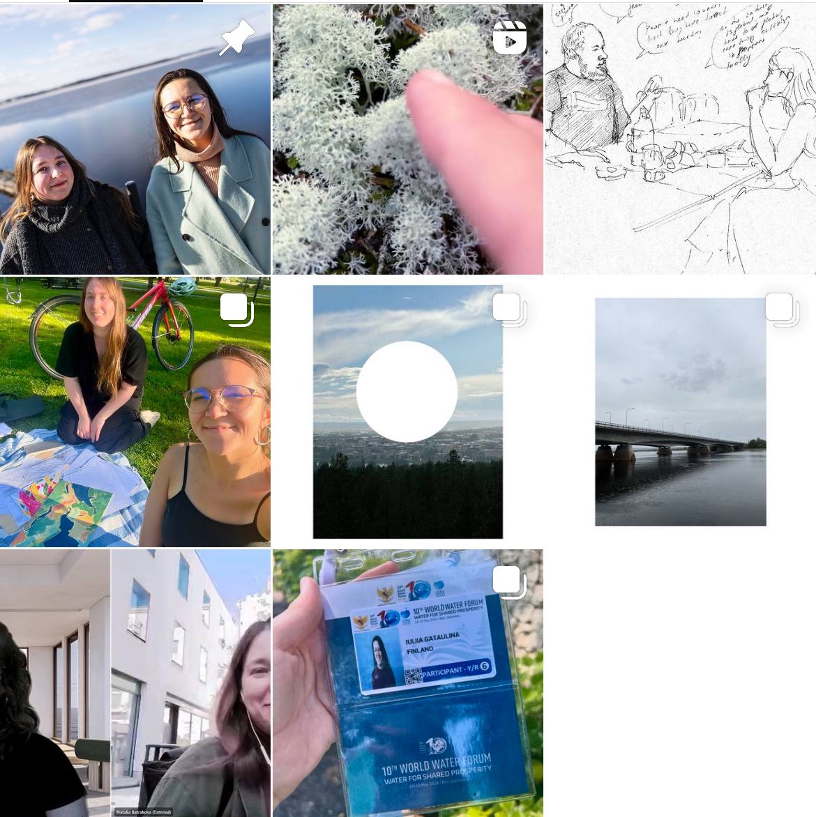 Instagram feed of the project