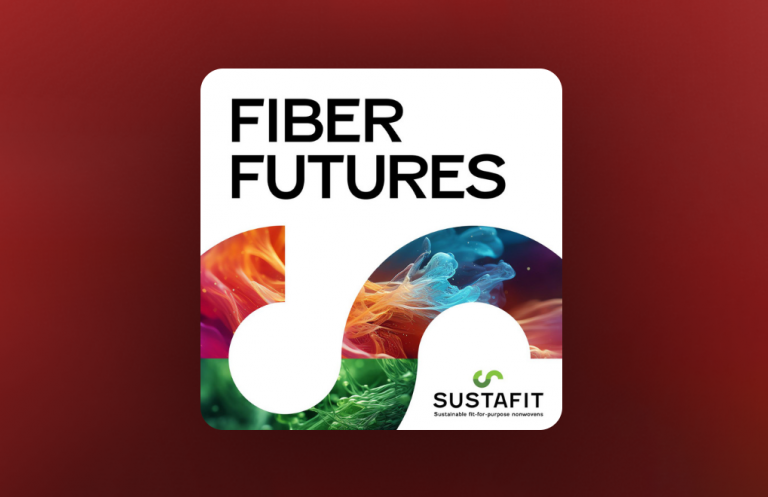 SUSTAFIT logo and text Fiber Futures.