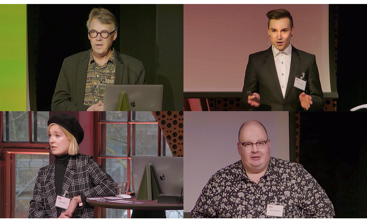 Kooste seminaaripuhujista, Melin, Jolma, Böhm, Savolainen