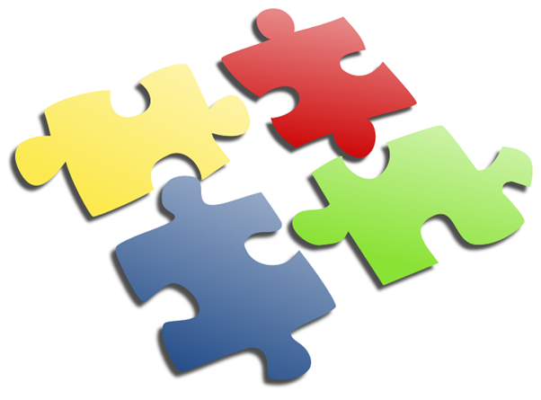 Neljä palapelin palaa