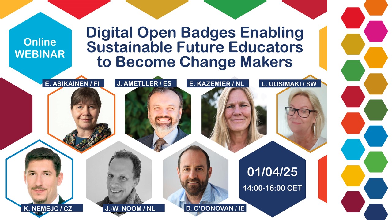 Photos of EduSTA webinar panelists.