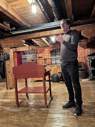 Don Mitchell talked about the basic structures of justice. Photo Päivi Kymäläinen