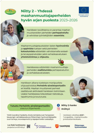 Hankkeen ydintietoja kertova juliste