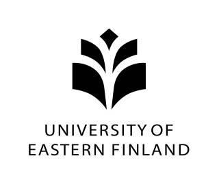 Itä-Suomen yliopiston logo, jonka alla teksti University of Eastern Finland