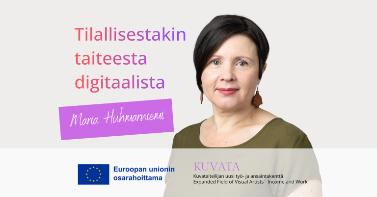 Tilallisestakin taiteesta digitaalista
