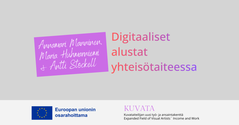 Digitaaliset alustat yhteisötaiteessa