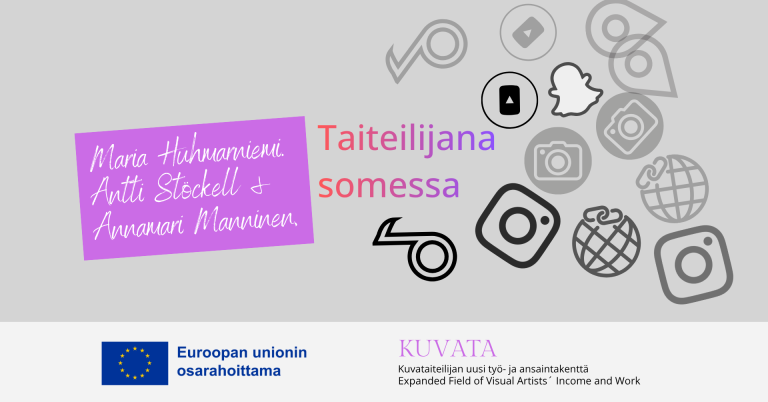 taiteilijana somessa