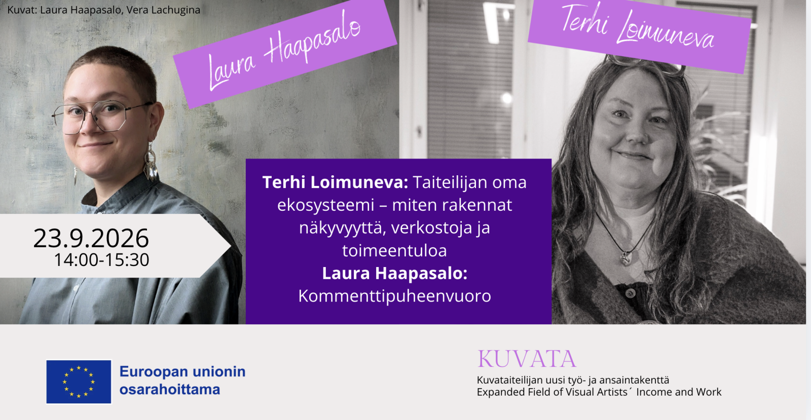 Terhi Loimuneva ja Laura Haapasalo