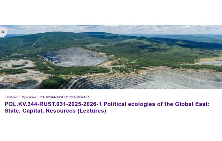 a mining pit and a name of the course