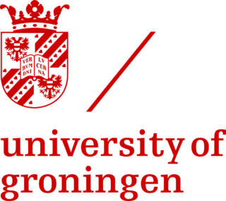 Logo of University of Groningen.