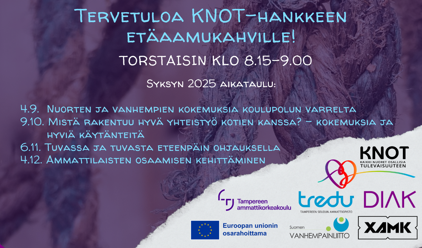 Etäaamukahvien mainos syksy 2025