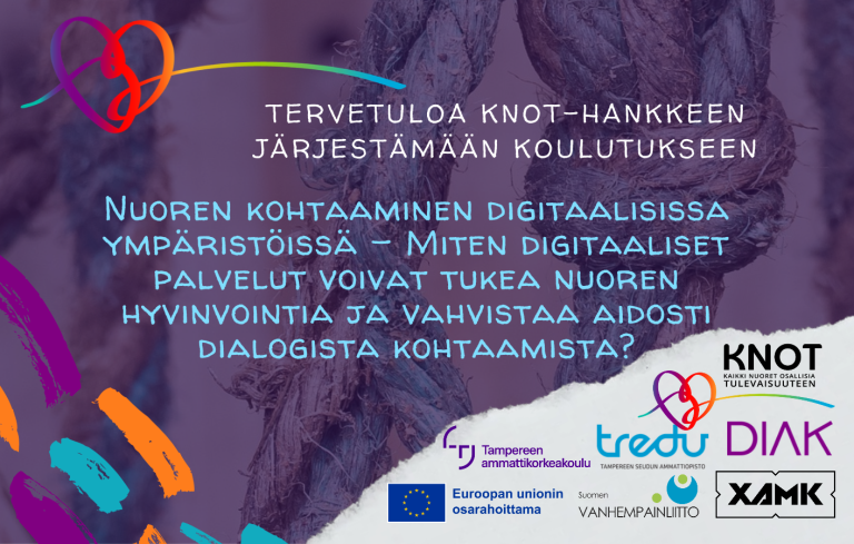 Kutsu Nuoren kohtaaminen digitaalisissa ympäristöissä