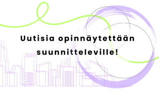 Uutisia opinnäytettään suunnitteleville!
