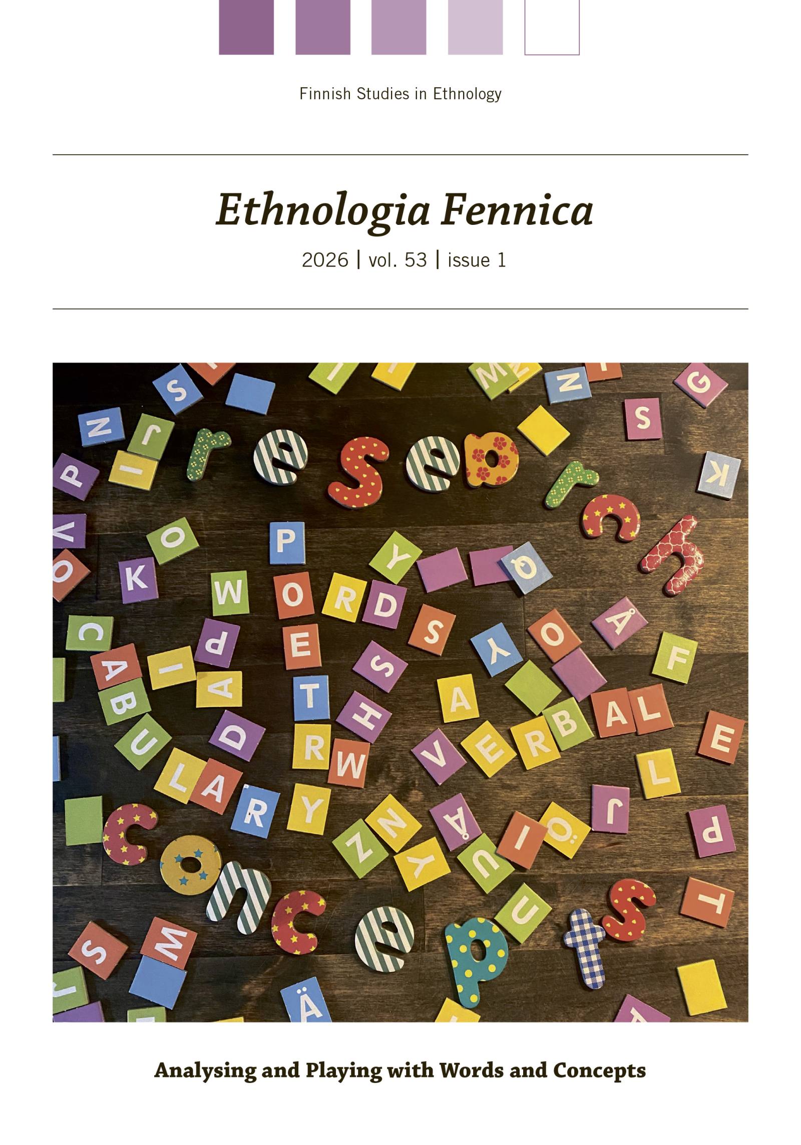 Cover of Ethnologia Fennica issue 53.
