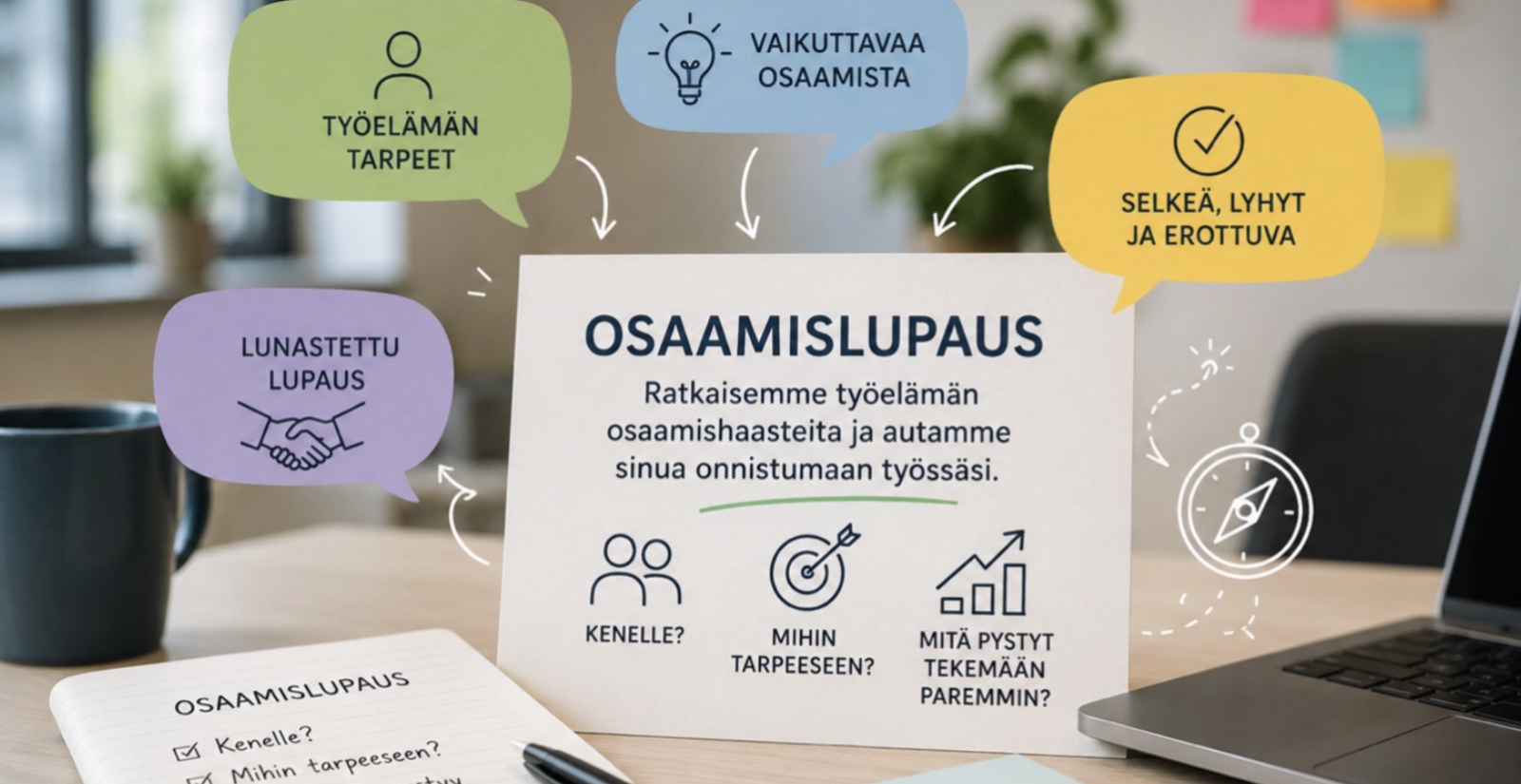 Osaamislupaus tiivistettynä kuvassa