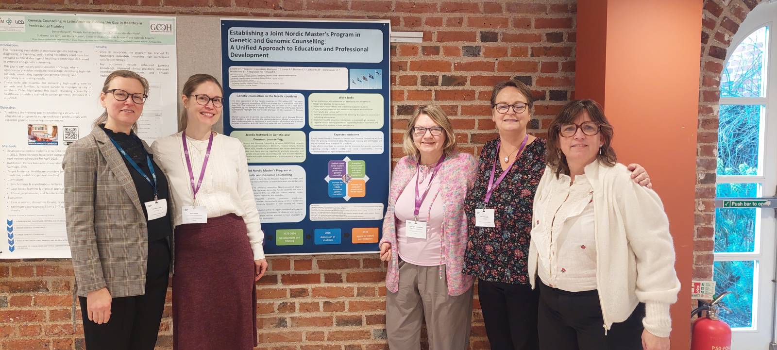 People presenting the abstract at the World Congress in February 2025