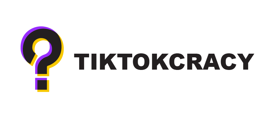 Question mark with the text TikTokCracy