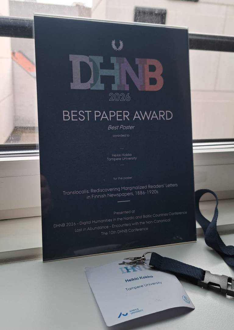 DHNBn posteripalkinto