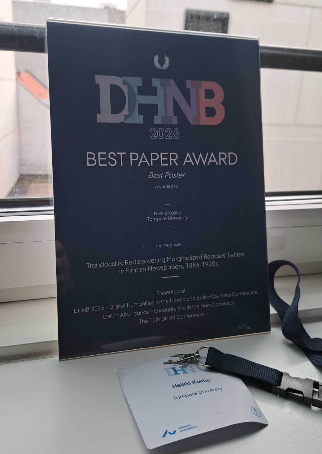 DHNBn posteripalkinto