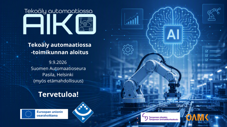 Tekoäly automaatiossa -toimikunnan tapahtumakutsu