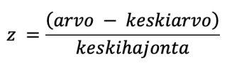 Kaava 1