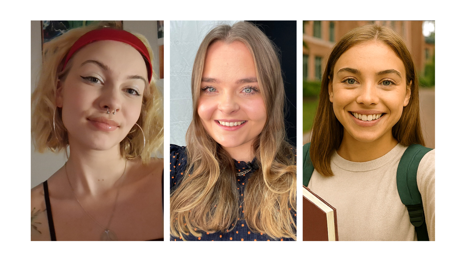 Viimeisen taitotason opintojaksoissa seikkailevat opiskelijat Poppy, Ella ja Linnea, jotka saivat hyvää palautetta opiskelijapilotoinnista.