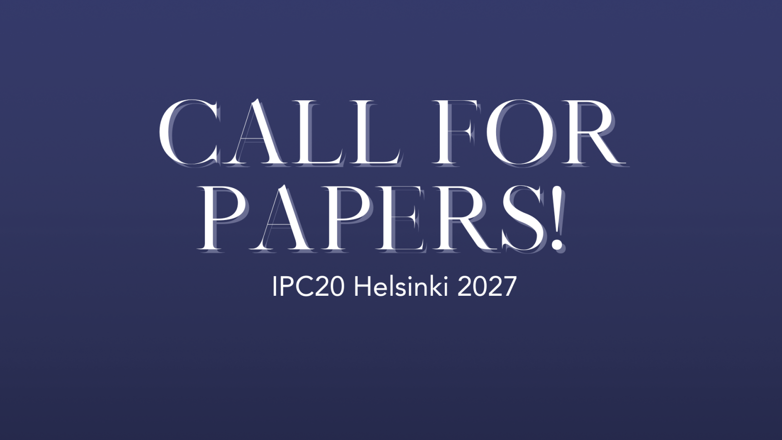 Call for papers