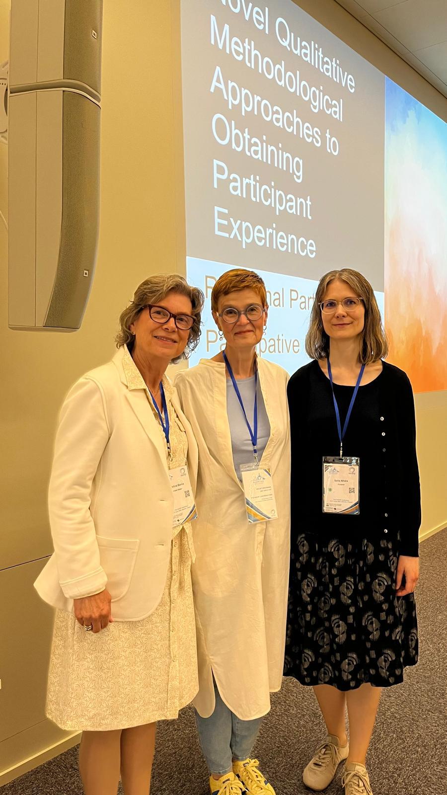 EAOHP-konferenssin symposiumissa esiintyneitä tutkijoita