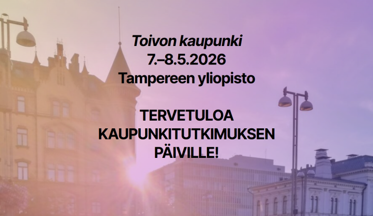 Kaupunkitutkimuksen päivät.