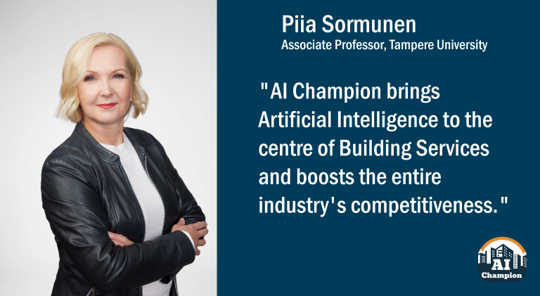 "AI Champion brings Artificial Intelligence to the centre of Building Services and boosts the entire industry's competitiveness."