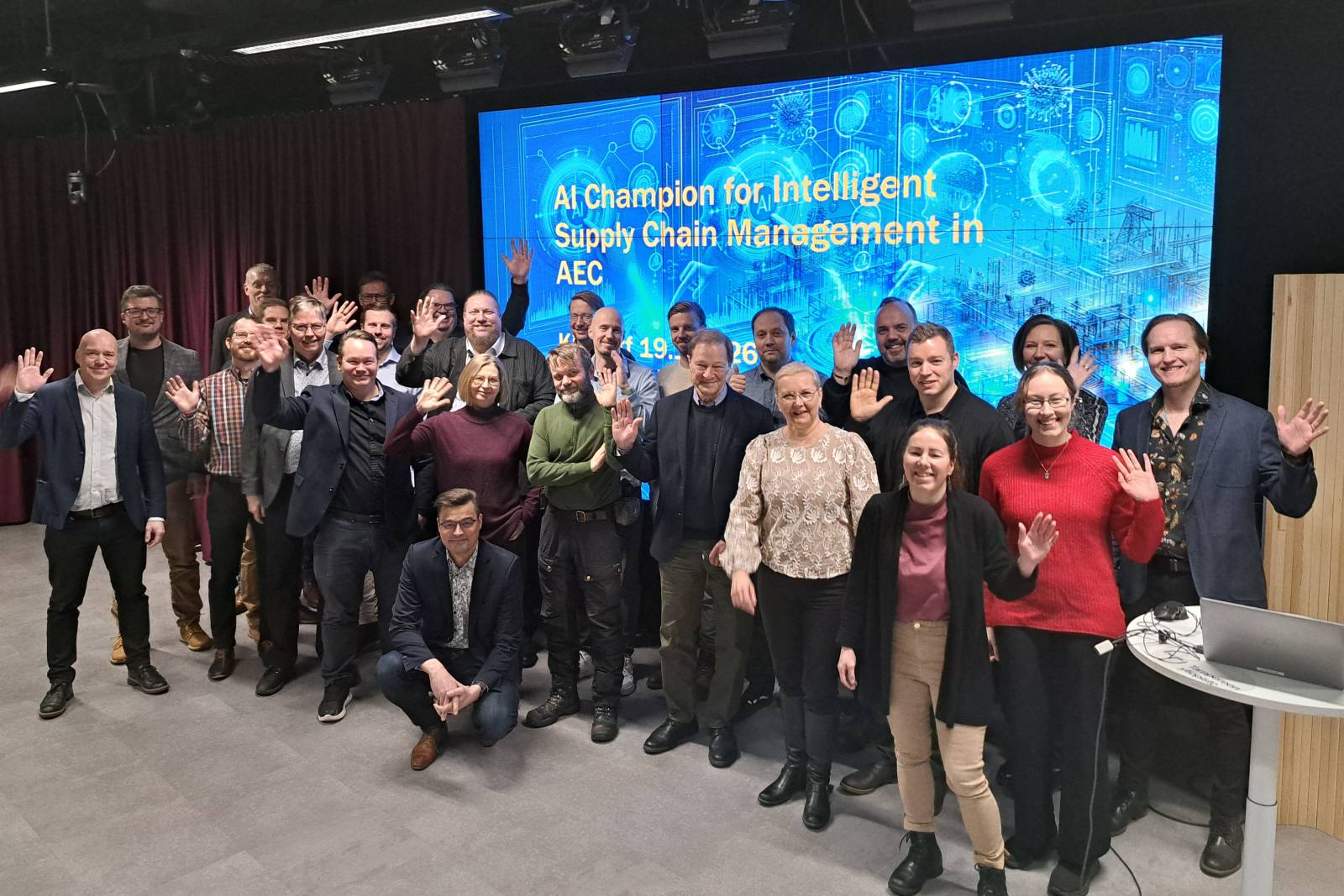 Group of people from AI Champion project.