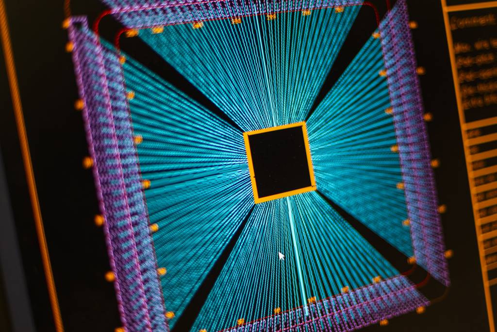 Image of a chip design.
