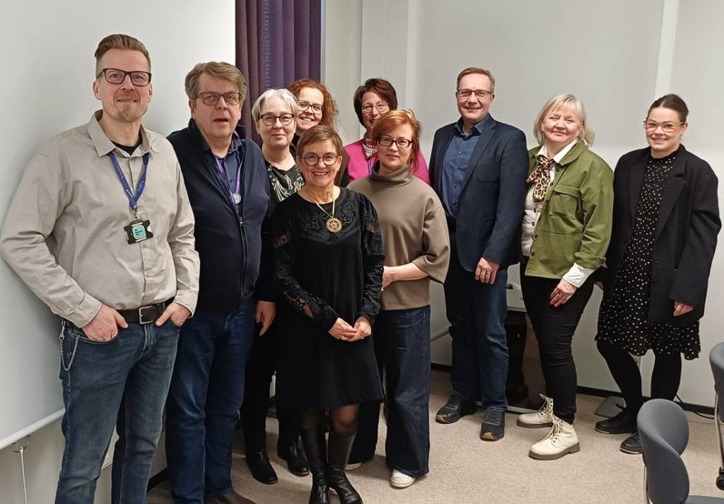 Kuvassa hanketoimijat Tampereella