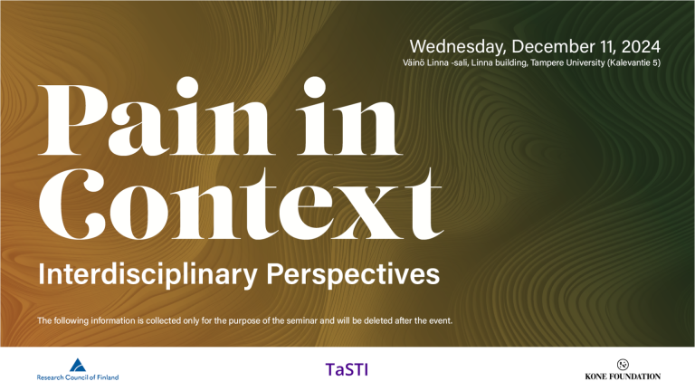 Poster: Pain in Context: Interdisciplinary Perspectives
